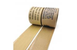 China Single Sided Printing Writable Kraft Paper Tape For Carton Sealing supplier