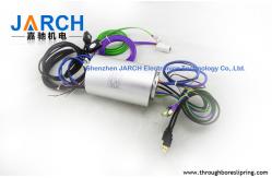 China Miniature cable reels Ethernet Slip Ring 1 ~ 4 Channel 1000M Aluminium Alloy supplier