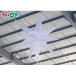 2m Inflatable Lighting Decoration Hanging Star Outdoor Activity Decorative Lamp for sale