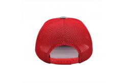China Custom 6 Panel Trucker Cap Embroidered Logo Polyester Mesh Hat supplier