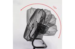 China Mini Rechargeable Solar Panel Ventilating Industrial Electric Fan With Camping Led Emergency supplier