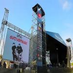 P4 Full Color Hanging LED Rental Screen, High Brightness, 3 Years Warranty for sale