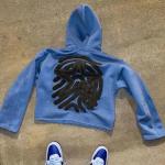 Raw Hem Cut Edge Streetwear Blank Hoodies Unisex French Terry Hoodies Regular Sleeve for sale