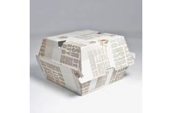 China Eco-friendly Customized Hamburger Box Biodegradable Food Grade Packaging for Sustainable Solutions supplier