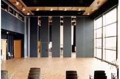China Melamine Board Movable Partition Walls , Aluminum Sliding Room Partitions supplier