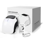 Led Touch Screen Brace Wrap Multi-functional Electric Joint Pain Relief Vibration Heated Knee Massager for sale