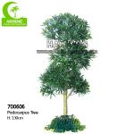 Bonsai 130cm Podocarpus Artificial Landscape Trees For Indoor Decoration for sale