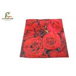 Blooming Rose Custom Printed Clothing 3D Sublimation Printed Cushion Covers for sale
