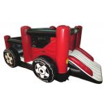 New inflatable blast zone themed combo PVC material red small car inflatable combo for sale