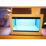 Maystar Transparent LCD Screen Showcase Displays Box With Sexy Curved Edges for sale