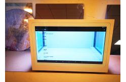 China Maystar Transparent LCD Screen Showcase Displays Box With Sexy Curved Edges supplier
