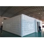White Advertising Airtight Inflatables Cube Tent For Big Event Occasion for sale