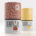 Eco-Friendly Paperboard Cosmetic Canister Cylinder Packaging Box for Childproof Tea Tube for sale