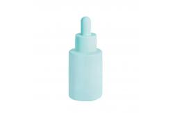 China Customized Macaron Glass Empty Essential Oil Bottle With Dropper Cap supplier