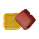 Brown Ashtray Silicone Household Products Easy To Clean Non Stick for sale