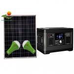 LED Control Panel Li Battery Portable Solar Generators For Camping