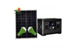 China LED Control Panel Li Battery Portable Solar Generators For Camping supplier