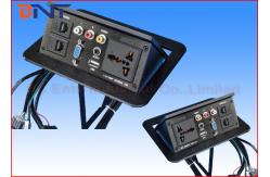 China Hidden Pop Up Desktop Power Sockets With Connection Cables ROSH Approved supplier