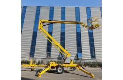 China 16m Towable Articulated Boom Lift 200kg Aerial Work Towable Articulating Manlift supplier