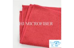 China Jaqaurd Big Pearl Hand Towel Microfiber Cleaning Cloth / Microfiber cleaning towel 40*40 supplier