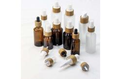 China UV Plating 20ml Bamboo Cosmetic Containers Cream Jars Bottles Eco Friendly supplier