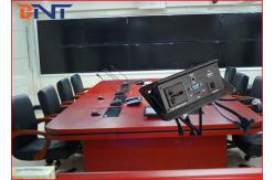 China Multimedia Conference Desktop Hidden Pop Up Power Outlets With HDMI / VGA / USB supplier