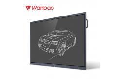China 86 Inch Multi Touch IR Interactive Whiteboard Electronic Interactive Intelligent Panel supplier