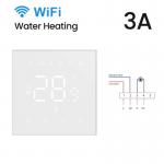 Tuya Wifi Smart Thermostat Switch Electric Water Floor Heating Wall Hanging Furnace Switch 3A Touch / Mobile APP/ Voice Control Compatible with Alexa/Google Home for sale