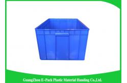 China Logistics Packaging Plastic Storage Trays Recycle Stackable  For Warehousing supplier