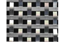 China SS Flat Architectural Woven Wire Mesh Metal Screen Facade Weather Resistant supplier