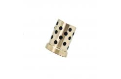 China Graphite Impregnated Bronze Bushing Oilless CNC Processing supplier