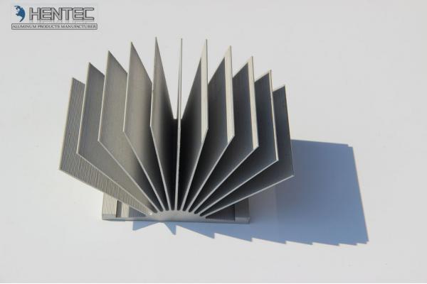 T5 T6 Large Extruded Aluminum Heatsink Profiles For Machine High Precision