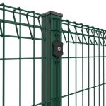 Curvy 3D Triangle Galvanized Welded Wire Mesh Fence PVC Coated