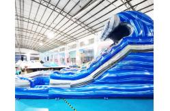 China 1000D Playground Inflatable Water Slide Customized Size supplier