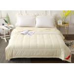 Hotel Cotton Jacquard Solid Thin Summer 150g/M2 Quilted Quilt for sale