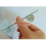 2-1/2 Galvanized Rock Wool Self Stick Insulation Pins For Duct Wrap for sale