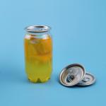 EOE 202# 52MM 300ml Clear Plastic Beverage Cans for sale