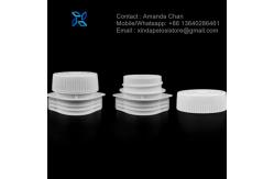 China PP / PE Plastic Spout Cap Nozzle Suction For Plastic Fruit Beverage Pouch supplier