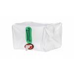 4l Litre Collapsible Jerry Can With Lid Clear LDPE Water Liquid Cubitainer for sale