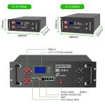 48V 300Ah Battery Lithium Ion Ups Rackmount 10kwh Solar Energy Storage