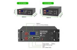 China 48V 300Ah Battery Lithium Ion Ups Rackmount 10kwh Solar Energy Storage supplier