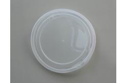 China Non - toxic 502# big flat clear PP / PE Cap , silkscreen printing 126mm supplier