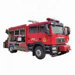 SITRAK 4X2 Double Row Rescue Fire Truck With Crane   Lighting   Breaking Life    Rescue  Truck With Crane for sale