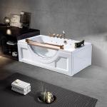 Freestanding Jacuzzi Hydromassage Bathtub 1 Person  Eco Friendly Material for sale