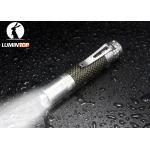 Portable Mini LED Flashlight Stainless Steel Clip 14500 Battery Powdered for sale