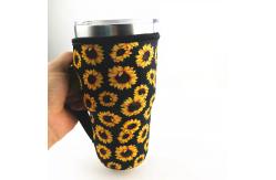 China 30OZ Tumbler Cup Holder Insulated Silicone RTS Solid Neoprene Cup Sleeves supplier