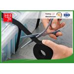  gripping hook & loop cable ties in black , Silk printing for sale