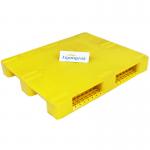 Single Faced HDPE Pallets 1500kg Dynamic Load Plastic Stacking Pallets