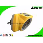 Energy Saving Cordless Cap Lamp , Mining Hard Hat Lights USB Charger Handy Switch for sale