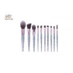 Crystal Handle 10 In1 15.5cm Facial Makeup Brushes for sale